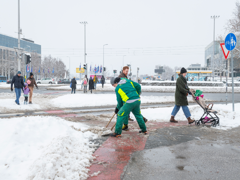 Pojačani angažman službi Zagrebačkog holdinga tijekom snježnih uvjeta